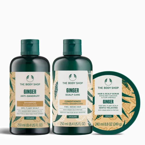 Ginger Anti-Dandruff Scrub Trio