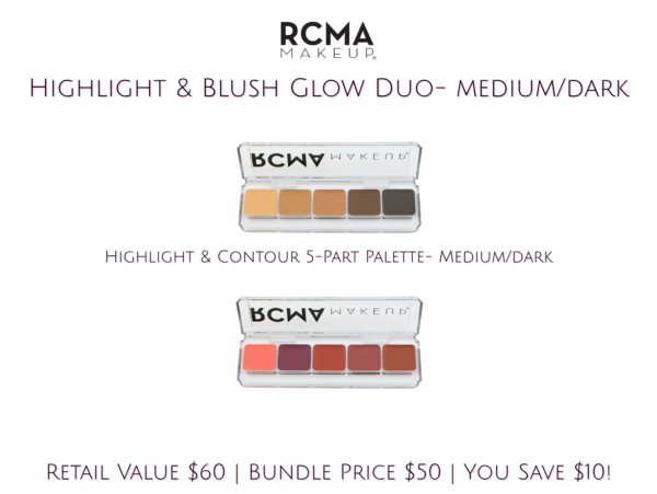 Highlight & Blush Glow Duo – Medium/Dark -  (Save !)
