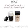 RCMA Pro Powder Duo – No Color & Translucent -  (Save !)