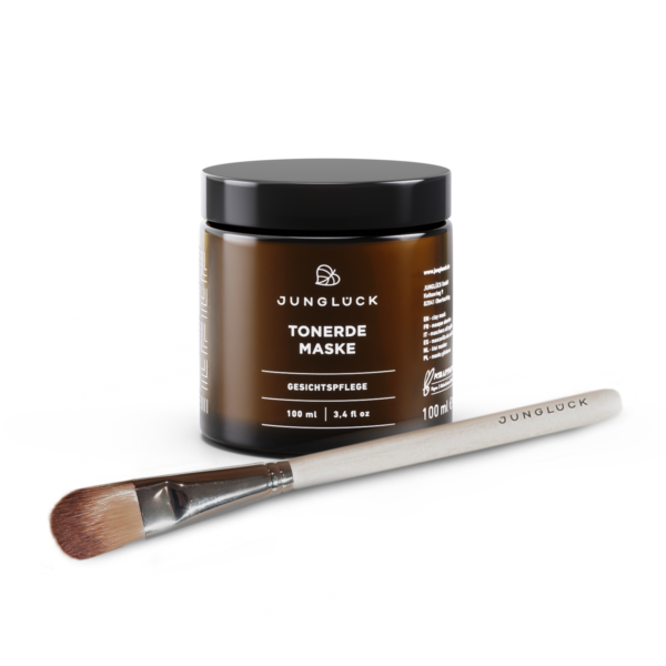 Tonerde Maske + Pinsel Kombi